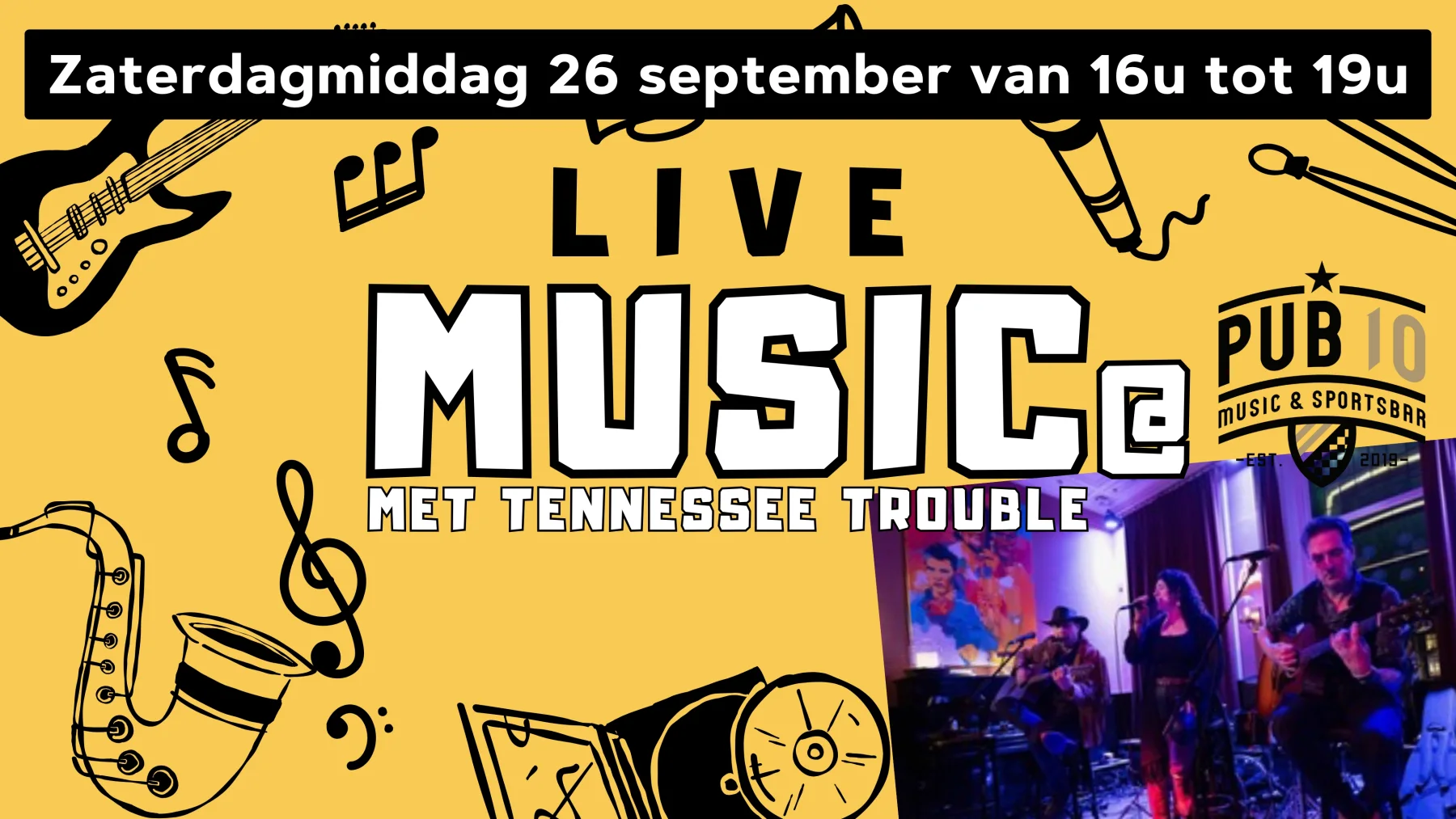 Live Music met Tennessee Trouble